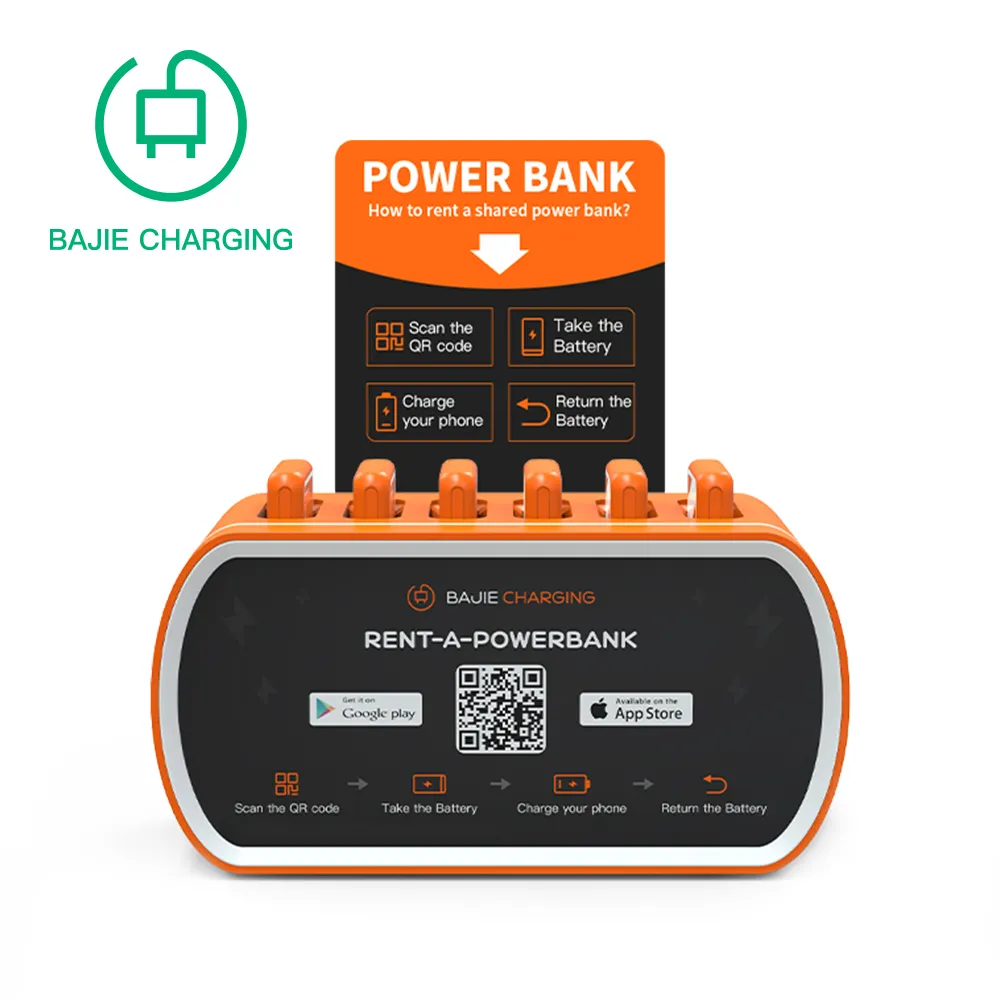 Phone charging station vending machine Share power bank rental charging station power banks with quick charging