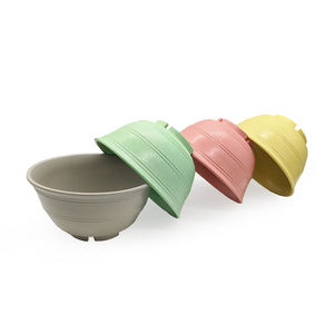 Conjunto de tigela de mistura para restaurante, conjunto de tigela de salada de fibra de bambu ecológica, pote plástico - Product Image 5