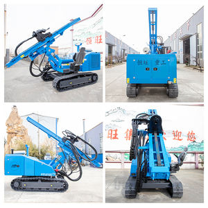 Machine d'enfoncement de pieux Solaire sur chenilles Hydraulique Photovoltaïque <span class=keywords><strong>Guardrail</strong></span> <span class=keywords><strong>Post</strong></span> Pile <span class=keywords><strong>Driver</strong></span> Multifonctionnel Solaire Pile <span class=keywords><strong>Driver</strong></span> - Product Image 4