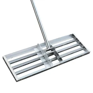 JH-Mech Lawn Leveling Rake for Landscape Leveling or Sod Prepping Carbon Steel UTV Tractor Drag Mat for Lawn Leveling