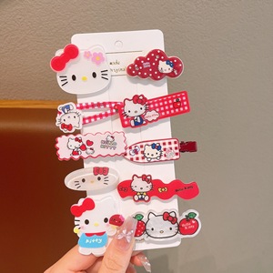 Fermaglio per Capelli da Bambina KT Cat, Adorabile Copricapo in Plastica Stile Coreano, Molletta HelloKitty, Dolci <span class=keywords><strong>Accessori</strong></span> per Capelli per Frangia da Neonata - Product Image 6