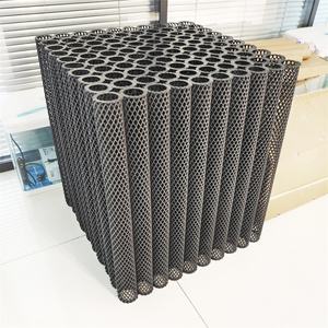 Filtre biologique à écoulement lent Bio Block 50mm HDPE Noir pour aquarium, <span class=keywords><strong>filtration</strong></span> des poissons, 1 an, 50x50x50cm, 300m2/m3 d'aire <span class=keywords><strong>de</strong></span> surface - Product Image 5