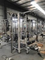 Équipement de musculation multifonctionnel Cheongar Commercial, machine à câbles à quatre stations en acier métallique pour l'entraînement musculaire