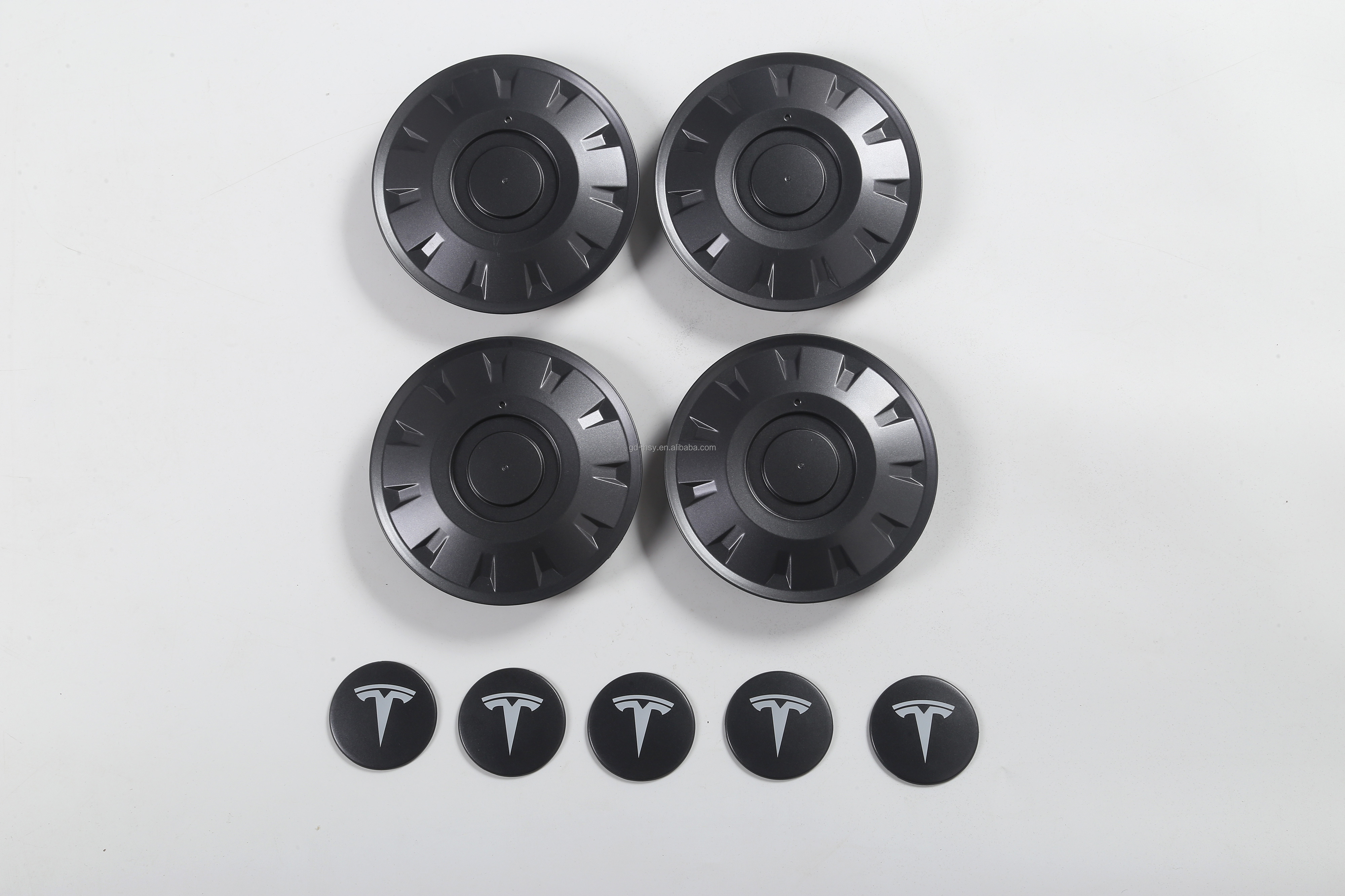 4 個ハブキャップ交換ホイールキャップ 19 インチ自動車ホイール