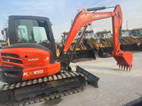 Excavatrice d'occasion Kubota Kx165 KX163 de 6 tonnes, originale du Japon, mini-excavatrice KuBOTA KX163 KX155, haute performance, prix bas