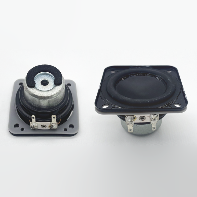XDEC 50mm 2 Inch Square 4 Ohm 10W/12W Neodymium Full Range Speaker Driver for Soundbar Smart Home Robot