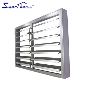 Superhouse facile funzionamento in metallo alluminio elettrico uragano impatto vetro persiane finestre - Product Image 4