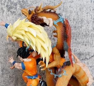 Figura Coleccionable de PVC de 27 cm de Dragon Ball Z, <span class=keywords><strong>Son</strong></span> <span class=keywords><strong>Goku</strong></span>, Vegeta, <span class=keywords><strong>Son</strong></span> Gohan, Super Saiyan, Regalo Japonés, Estatua de Anime - Product Image 4