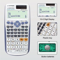 Calculatrice Scientifique de Bureau en Plastique ABS à Double Alimentation, Calendrier, 12/14 Chiffres, Haute Qualité, Offre Spéciale