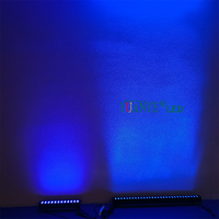 Éclairage d'Ambiance LED Intelligent RGBW 100W Type « Wall Washer » à Changement de Couleur pour Jardin Extérieur, Contrôle par Application, Alimentation 24V, Corps en Verre