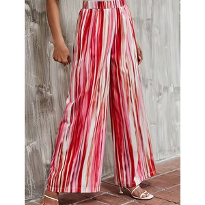 S-5XL <span class=keywords><strong>pantaloni</strong></span> <span class=keywords><strong>lunghi</strong></span> stampati <span class=keywords><strong>a</strong></span> <span class=keywords><strong>righe</strong></span> Tie Dye da donna <span class=keywords><strong>pantaloni</strong></span> larghi larghi dritti <span class=keywords><strong>pantaloni</strong></span> <span class=keywords><strong>lunghi</strong></span> Casual da donna di nuova moda - Product Image 5