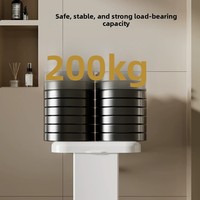 Siège de douche pliant mural en acier inoxydable conforme ADA (US/UE) 2026, design invisible, sécurité handicapés, à base d'urée-formaldéhyde