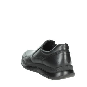 Moda tendenza Sneakers alte Slip-On nere modello 652211 in maglia superiore traspirante in vera pelle illuminata Casual per la primavera - Product Image 2