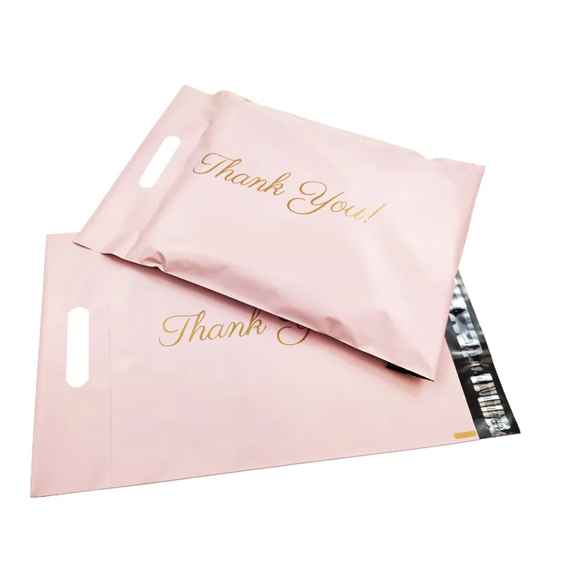 โรงงานที่สวยงาม Poly Mailer กระเป๋าพลาสติกสีชมพู Courier การจัดส่งกระเป๋าสำหรับอุปกรณ์เสริมการ์เม้นท์พลาสติก Mailing Bags