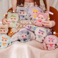 Authentique Baby Three Mitutu Hulala V2 Goodbye Nightmare Plush Animal Theme 1/12 Scale Toys Dolls Mystery Blind Box for Gifts