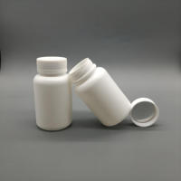 100cc HDPE Pharmaceutique Capsule Pilule Bouteille Médecine Vitamine Supplément Bouteille Conteneur avec Crc Cap