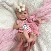 Poupées Bébés Reborn en Silicone Réalistes, Douces au Toucher, Souples, Nouveau-nés de 16 pouces, Taille, Poids et Ethnité Personnalisables pour Grossistes