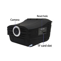 Dash Cam per Auto 2 in 1 con Rilevatore Radar, DVR HD con Avvisi Vocali in Russo e Inglese, 140° °   Telecamera di sicurezza con registrazione in loop ad angolo ampio