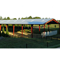 Installation facile, grange pour bétail, vache, Hangar, abri pour chevaux, Structure en acier, Hangar pour vache