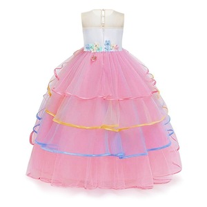 Robe longue élégante pour filles MS, costumes d'Halloween, fête d'anniversaire, costumes de licorne pour enfants, costume de princesse pour enfants - Product Image 2