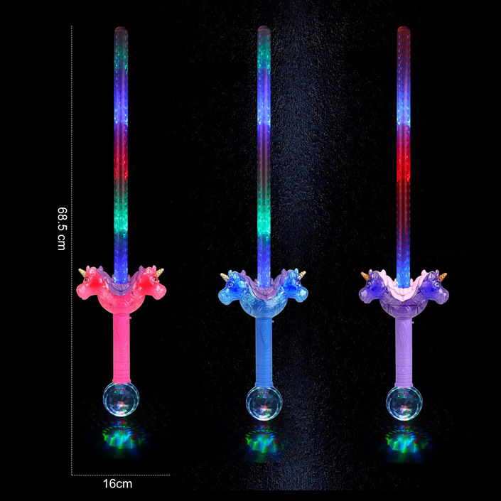 Оптовая продажа, пластиковые электрические светодиодные игрушки, светящийся меч со вспышкой