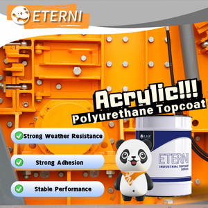 ETERNI Peinture industrielle robuste en polyuréthane acrylique pour revêtements de bâtiments et de bateaux, application au pinceau (20+5) kg - Product Image 1