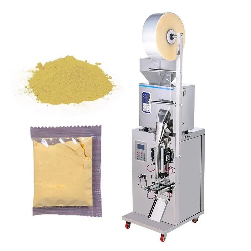 Machine d'emballage intelligente automatique de petit sachet de café en poudre Machine d'emballage multifonction de graines de sucre d'épices de noix de céréales de poivre de sachet de thé