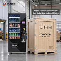 Distributeur automatique de boissons froides miniature personnalisé, écran LCD 7 pouces, 6 canaux, distributeur de boissons, prix d'usine, distributeur de sodas