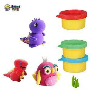 مجموعة من 12 قطعة من أدوات تشكيل الصلصال الملون من جيتينج، أداة تقطيع بلاستيكية، لعبة تعليمية مبكرة، عجينة آمنة للعب - Product Image 3