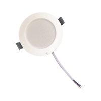 DANSTEC DA-RL4W9 Triac Dimmable ETL 9W 4 pouces 5CCT LED panneau lumineux moderne en aluminium Pot lumière pour bureau à domicile IP44 évalué 85 CRI