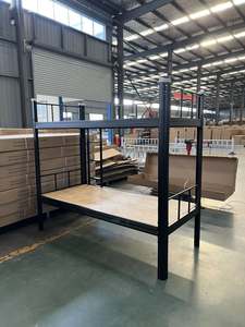 Mobilier scolaire Nouveau design de lit en métal peu encombrant Lit superposé d'embarquement en acier Lit dortoir pour auberge d'étudiant - Product Image 6