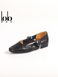 Ballerines tendance pour <span class=keywords><strong>femme</strong></span> Printemps 2026, confortables et antidérapantes, couleur unie, durables, à enfiler - Product Image 3