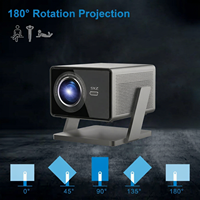 Proyektor Retro Full HD Native 1080P 4K 1500ANSI Smart WiFi 6 LED LCD untuk Film di Rumah, Hadiah Natal, Auto Focus, Keystone, Android 11