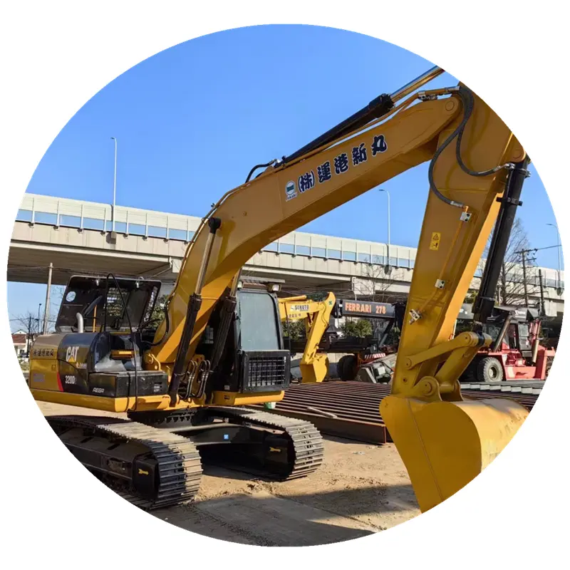 On sale CAT 320D 20TON 90% new Japan famous brand efficient Caterpillar excavator machine construction equipment used machinery