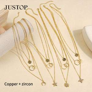 <b>Long</b> Pendant <b>Necklace</b> OEM/OEM Wholesale Custom Waterproof Stainless Steel <b>Gold</b> Silver Plating Unisex Link <b>Chain</b> Trendy Fashion - Product Image 6