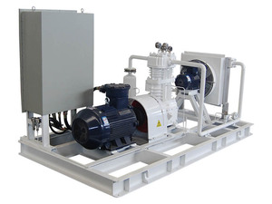 เครื่องอัดก๊าซขนาดเล็กแบบระบายความร้อนด้วยอากาศชนิดสายพานขับเคลื่อนแบบไม่ใช้น้ำมันพร้อมระบบหล่อลื่นแบบแปลงความถี่ - Product Image 4