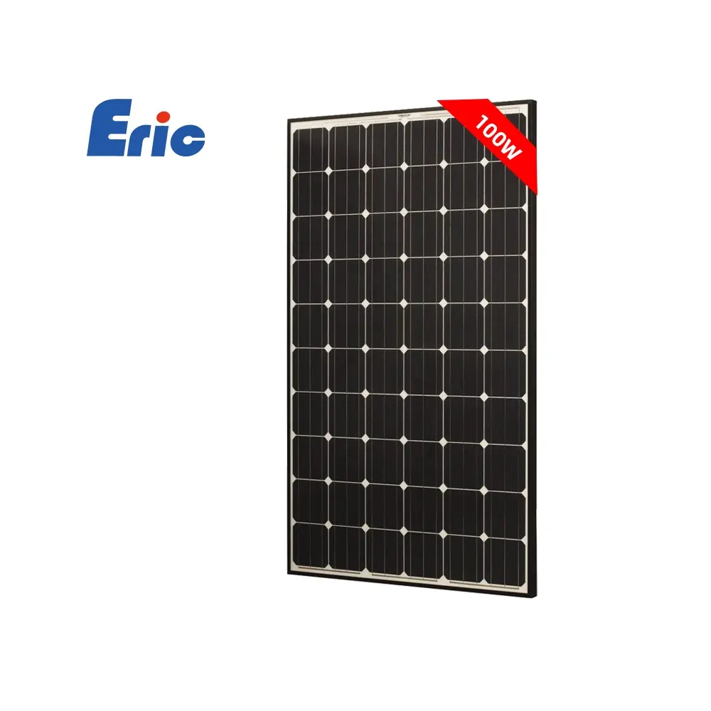 Grosir Cina setengah sel 50W 100W 150W biaya memasang panel daya surya untuk rumah