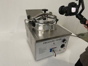 Freidora a Presión Eléctrica de Mesa CE <span class=keywords><strong>KFC</strong></span> de 16L, Freidora a Presión Pequeña para Pollo - Product Image 5