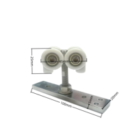 Roulettes universelles pour portes et fenêtres coulissantes et pliantes, ensemble complet d'accessoires de quincaillerie pour cuisine et balcon