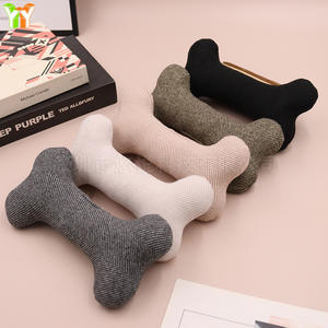 Sevimli kemik şekilli köpek çiğnemek oyuncak dayanıklı <span class=keywords><strong>Pet</strong></span> interaktif ses peluş oyuncak ile TPR malzemesi yumuşak pamuk doldurma ve diş taşlama - Product Image 6