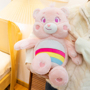 Orsacchiotto Carebears Arcobaleno Colorato, Cuscino Ricamato Carino, Peluche Animale, Regalo Confortevole per Bambini per San Valentino - Product Image 2