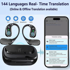 Meilleurs traducteurs électroniques multilingues MSAI, écouteurs de traduction linguistique en temps réel, écouteurs intelligents de traduction instantanée - Product Image 2