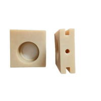 Bloc coulissant anti-usure en nylon CNC sur mesure pour porte d'ascenseur, pièces de rechange pour machine de levage, selon dessin OEM, auto-lubrifiant et rempli d'huile