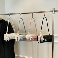 Nouveau Sac à Main Femme en Cuir PU avec Foulard, Sac Bandoulière Tendance Petit Format, Collection Printemps 2026