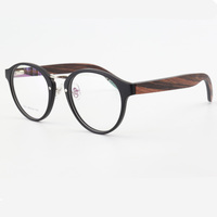 Chine vente en gros de lunettes de Temple en bois monture en acétate montures optiques lunettes