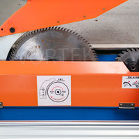 Scie à table circulaire horizontale automatique électrique de précision F45C pour le travail du bois, avec moteur 5,5 kW, facile à utiliser