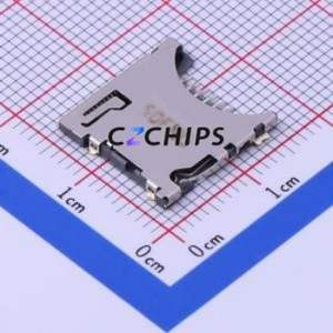 TF-009 SD Card / Memory Card Connector SMD Connector Self-Return Type MicroSD Card (TF Card) Card Holder With - Product Image 1