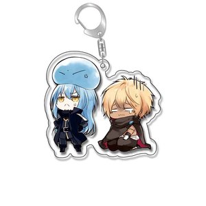 Porte-clés en acrylique Time I Got Reincarnated As a <span class=keywords><strong>Slime</strong></span> <span class=keywords><strong>Anime</strong></span> Rimuru Tempest, figurine, plaque, collection cosplay, bijoux, cadeau de fête - Product Image 4