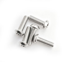 Vis de machine à tête cylindrique Torx polie, non magnétique, antivol, avec goupille