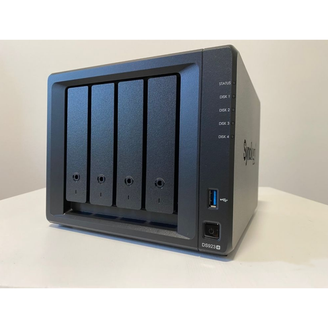 DS923+ DiskStation 4GB RAM with 16TB Installed Storage 4 Bay SATA Desktop Data Storage